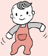 子どもの発育の目安 13～15ヵ月