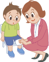 子どもの発育の目安 9～10ヵ月