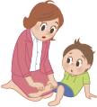 子どもの発育の目安 9～10ヵ月